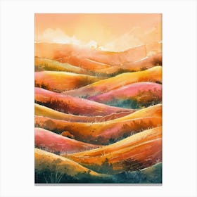 Watercolor Landscape Canvas Print Canvas Print