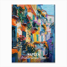 Mediterranean Views Naples 2 Canvas Print