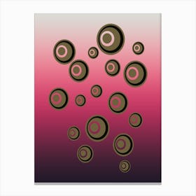 Abstract School Of Boodos Chocolate Cherry Cola Fizzy Formation Canvas Print