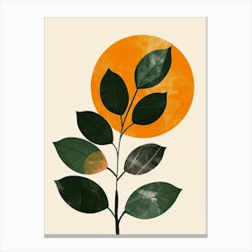 Carnegiea Gigantea Minimalist Abstract 4 Canvas Print