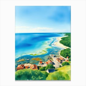 Village By The Sea 2 Canvas Print