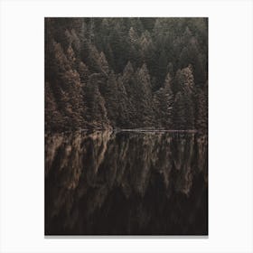 Reflection In Lake Canvas Print