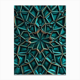 Abstract Geometric Pattern 3 Canvas Print