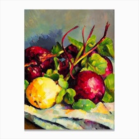 Beetroot 2 Cezanne Style vegetable Canvas Print