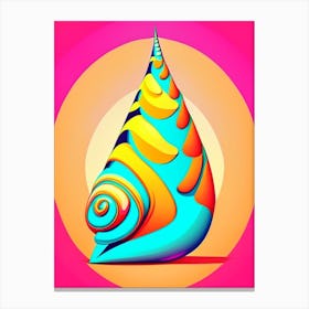 Cone Snail  Pop Art Canvas Print