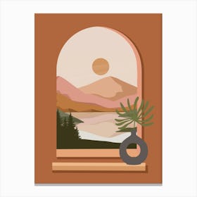 Window View Canvas Print