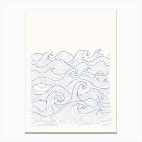 Waves Canvas Print