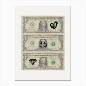 One Dollar Canvas Print