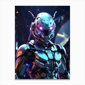 Ant In Cyborg Body #1 Canvas Print
