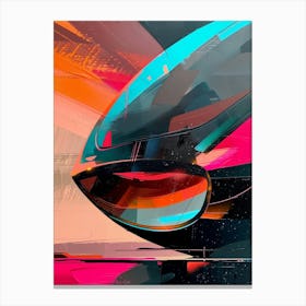 Abstract Train Canvas Print