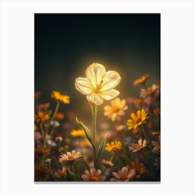 Flower In A Field 1 Canvas Print