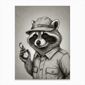 Raccoon 6 Canvas Print