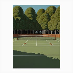 Tennis Court4 Canvas Print