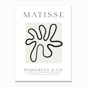 Matisse The Cutouts Line Art Print Canvas Print