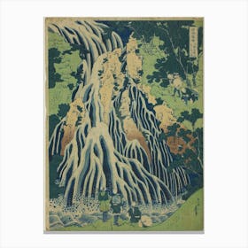 Kirifuri Falls At Mount Kurokami In Shimotsuke Province, Katsushika Hokusai Canvas Print