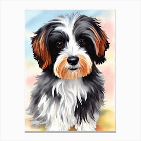 Havanese Watercolour dog Canvas Print