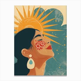 Mexican Woman 5 Canvas Print