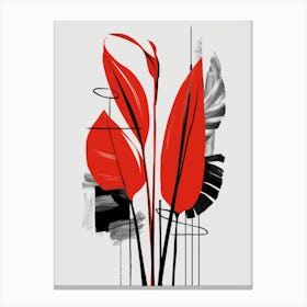 Red Flowers Canvas Print