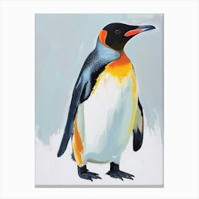 King Penguin Cooper Bay Colour Block Painting 4 Canvas Print