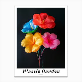 Bright Inflatable Flowers Poster Nasturtium 2 Canvas Print