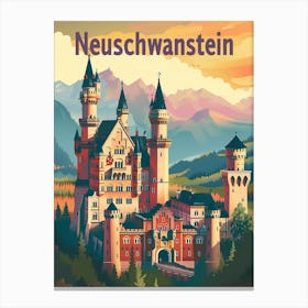 Neuschwanstein 1 Canvas Print