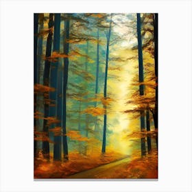 Autumn In The Woods 1 Canvas Print