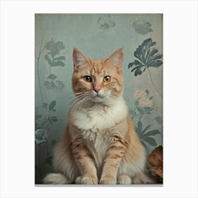 Default Wall Images Of Pets With Faint Colors 2 Canvas Print