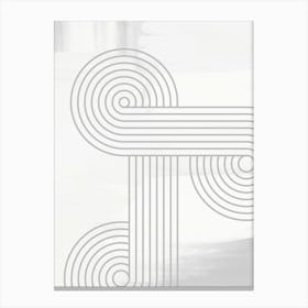 Abstract Mid Century 1 Canvas Print