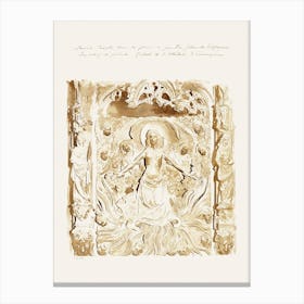 Predella Of An Altar, Cathedral, Tarragon, John Singer Sargent Canvas Print