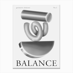 Balance No Canvas Print