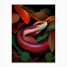 Dwarf Boa Snake Vibrant Canvas Print