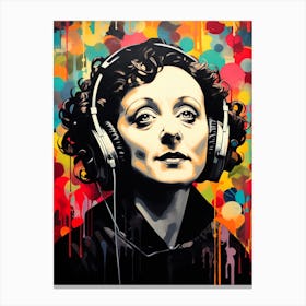 Edith Piaf (2) Canvas Print