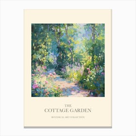 Cottage Garden Poster Wild Garden 11 Canvas Print