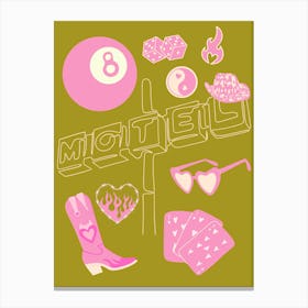 Motel Art Print Canvas Print