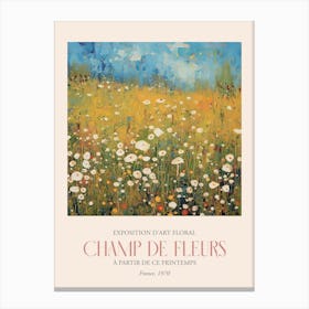 Champ De Fleurs, Floral Art Exhibition 07 Canvas Print