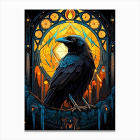 Raven 3 Canvas Print