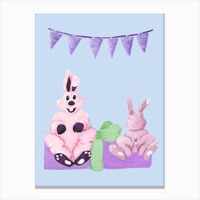 Sweet Easter Party Canvas Print