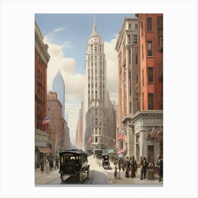 New York City Street Scene 4 Canvas Print