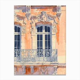 Bordeaux Europe Travel Architecture 4 Canvas Print