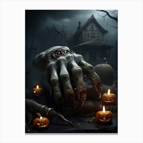 Haunted House 1 Canvas Print