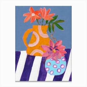 Flowers In A Vase Canvas Print