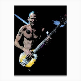flea Red Hot Chili Peppers band music 1 Canvas Print