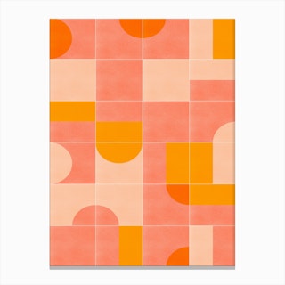 Retro Tiles 03 Canvas Print