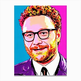 Seth Rogen Pop Movies Art Movies Canvas Print