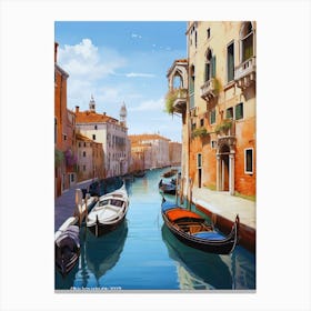 Venice Canal.12 Canvas Print