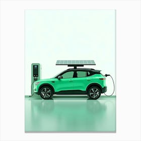 Electric Car Charging Station Toile