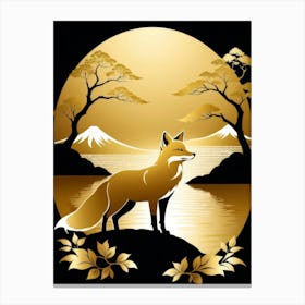 Japan Golden Fox 22 Canvas Print