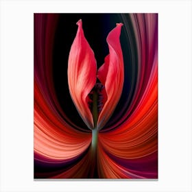 Red Monarch Canvas Print