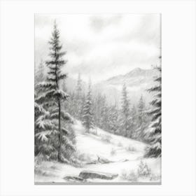 Winter Landscape 1 Canvas Print