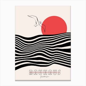 Bauhaus Sunrise Canvas Print